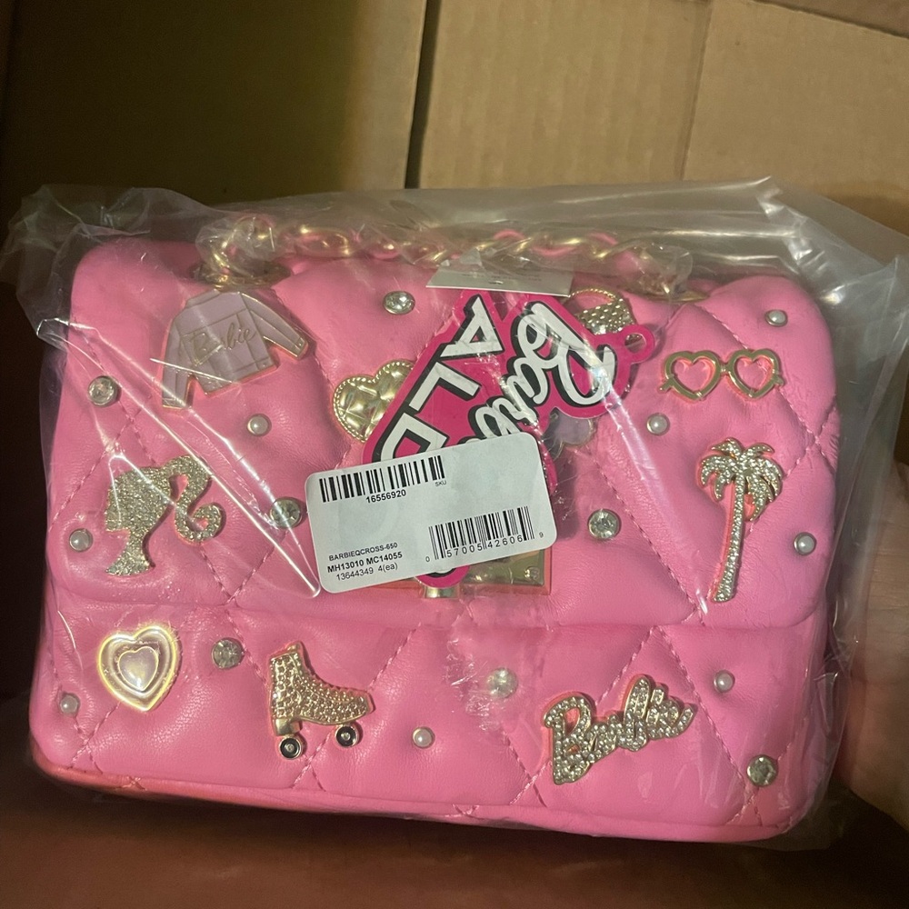 NEW Limited Edition Aldo X Barbie Crossbody Purse Button Bag Barbieqcross